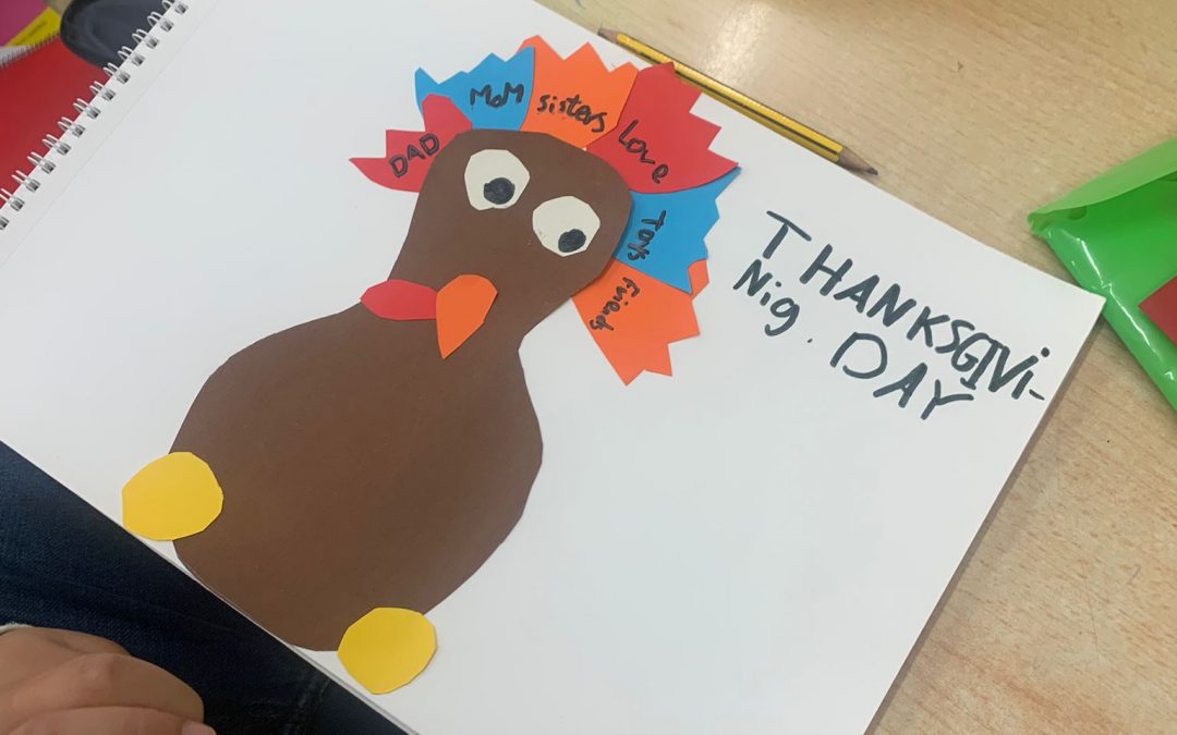 Happy thanksgiving day in 4º primary!